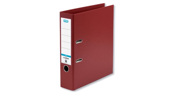 Ordner elba rado basic star a4 80mm pp bordeaux(10468bx)