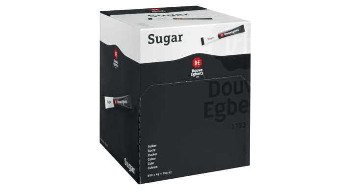 Douwe Egberts, suikersticks, 4 gram, 4015736 (500 stuks)