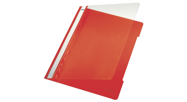 Snelhechter leitz 4191 a4 pvc rood