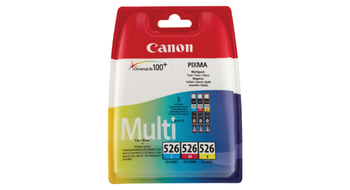 Inkcartridge canon multi-pack cli-526 3-kleur(4541b006)