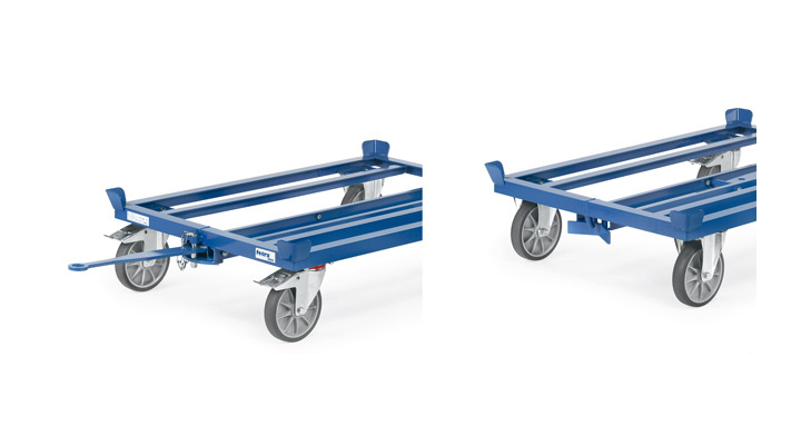 Dissel en koppeling voor palletonderwagens