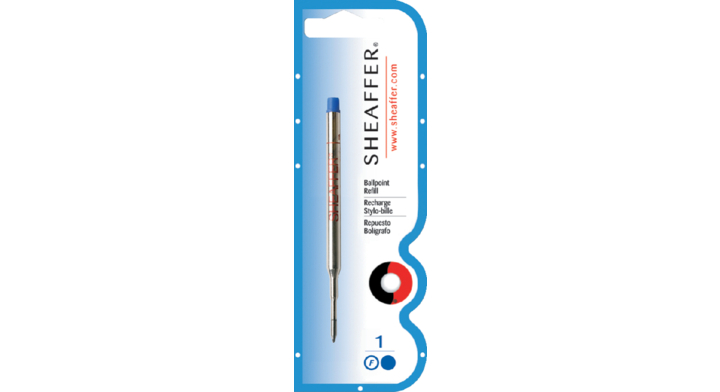 Balpenvulling sheaffer fijn blauw