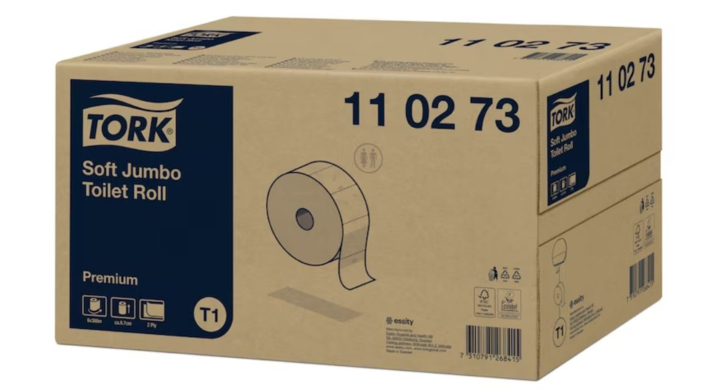 Tork Premium | Jumbo Toiletpapier | 360 Meter | 2-Laags | T1 | Wit | 110273 (6 stuks)