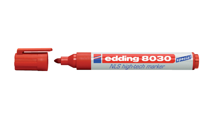 Viltstift edding 8030 nls high-tech rond 1.5-3mm rd(3742002)