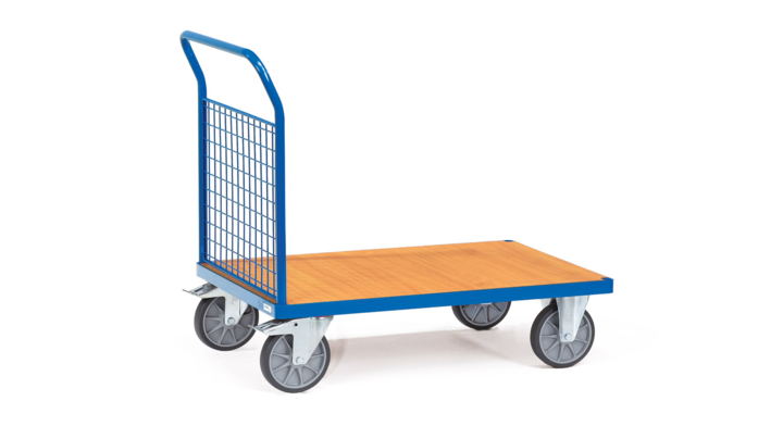 Kopwandwagen met gaaswand, 1200x800mm Draagverm. 600kg