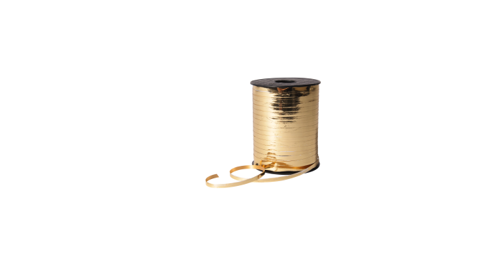 Krullint 5mm x500mtr 02 Goud Met.