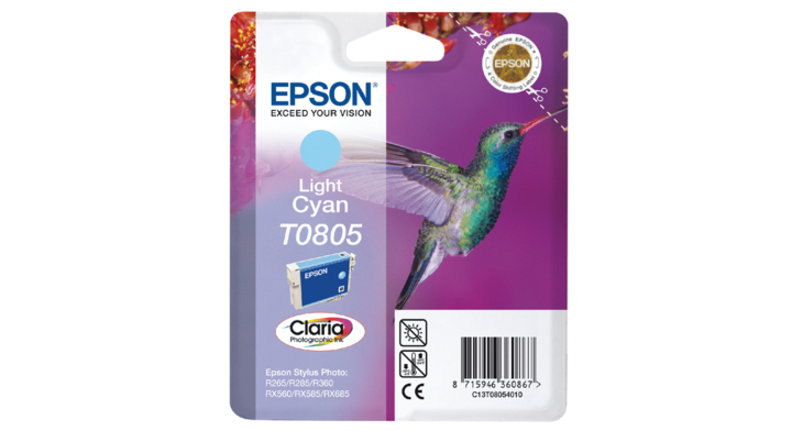 Inkcartridge epson t080540 lichtblauw