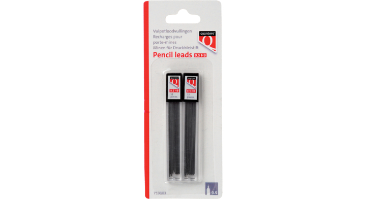 Potloodstift quantore 0.5mm hb(tqd0209)