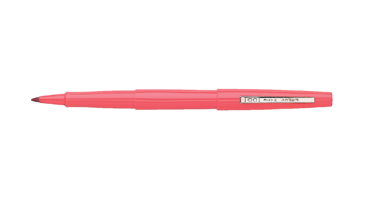 Fineliner papermate tempo nylon 1.0mm rood