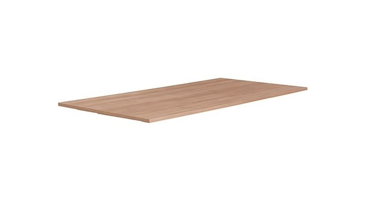 Melamine blad 25mm 120x80cm, kleur licht eiken   - LE