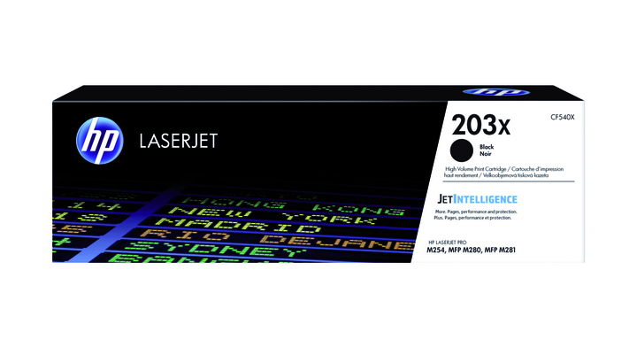 Tonercartridge hp 203x cf540x 3.2k zwart(cf540x)