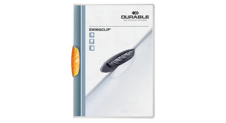 Klemmap durable 2260 swingclip oranje