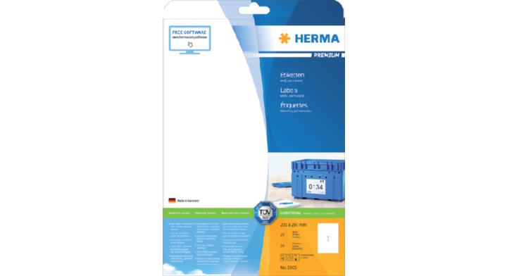 Etiket herma superprint 5065 a4 25st