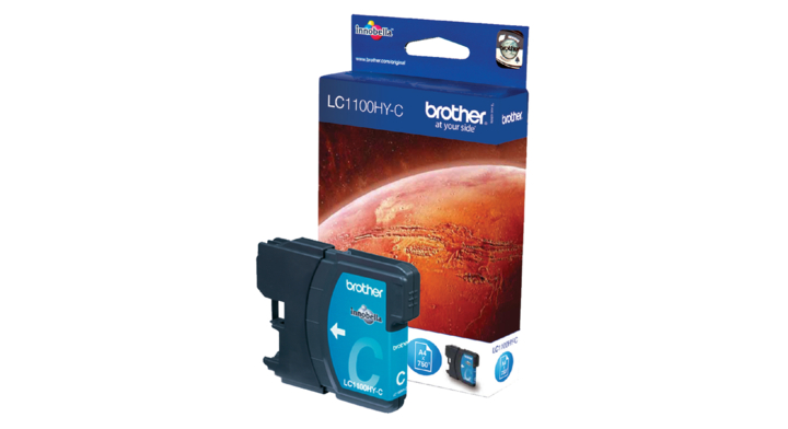 Inkcartridge brother lc-1100 hc blauw(lc-1100hyc)