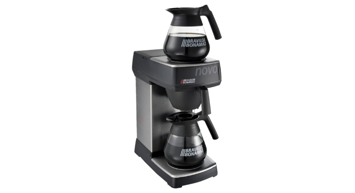 Bravilor Novo, koffiezetapparaat inclusief glazen kan, 8.010.080.31002 (1 stuk)