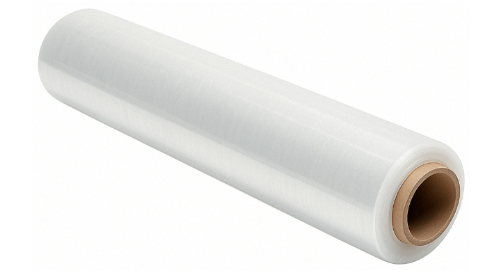 Wikkelfolie, 50cm x 300m, T23, transparant, handrol