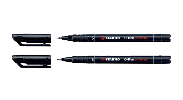 Viltstift stabilo ohp sf841 perm rond 0.4mm zwart