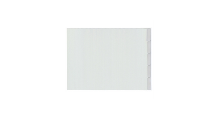 Tabbladen G305f-b A3 4r pp 5dlg venstertabs grijs