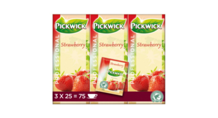 Pickwick Professional, thee, 1.5 gram, aardbei, 4016831 (25 stuks)