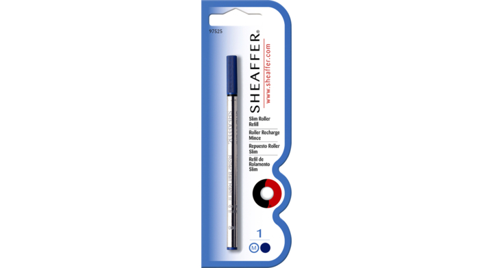 Rollerpenvulling sheaffer slim medium blauw
