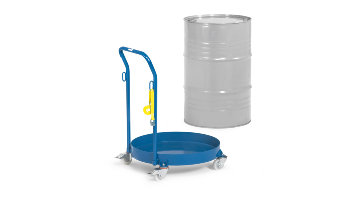 Vatenroller Dicht frame met duwbeugel, Draagverm. 250kg