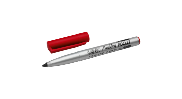 Viltstift bic 1445 pocket perm rond 1.5mm rd