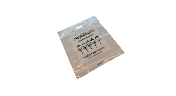 Draagtas Citybloem 45X50+2X4Cm, ds 500 stuks