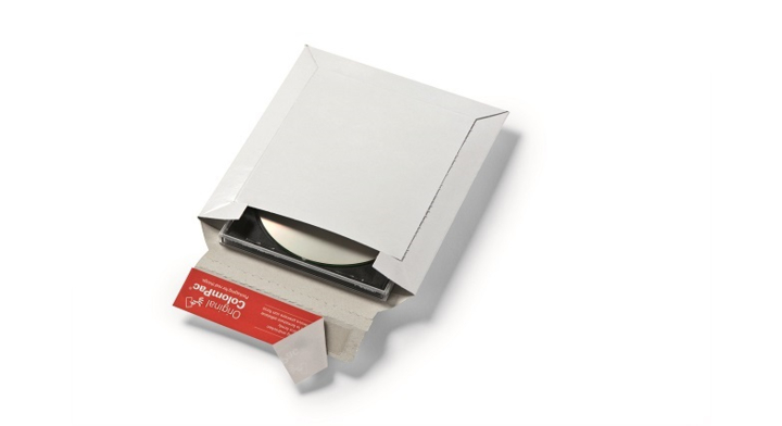 Verzendenvelop ColomPac golfkarton 235x340x35mm Wit