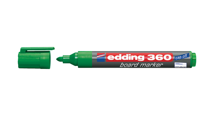 Viltstift edding 360 whiteboard rond 3mm groen