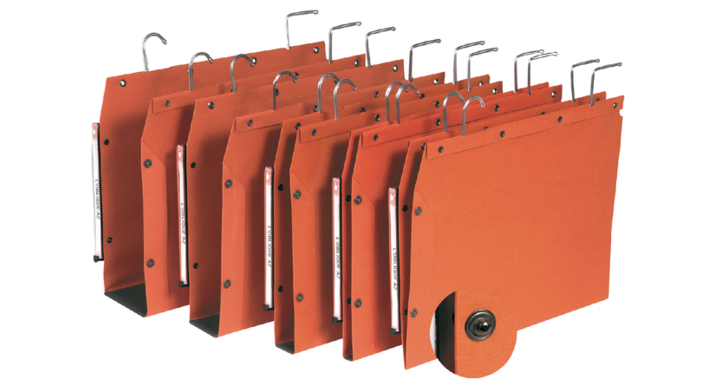 Hangmap oblique tub lat a4 v-bodem oranje