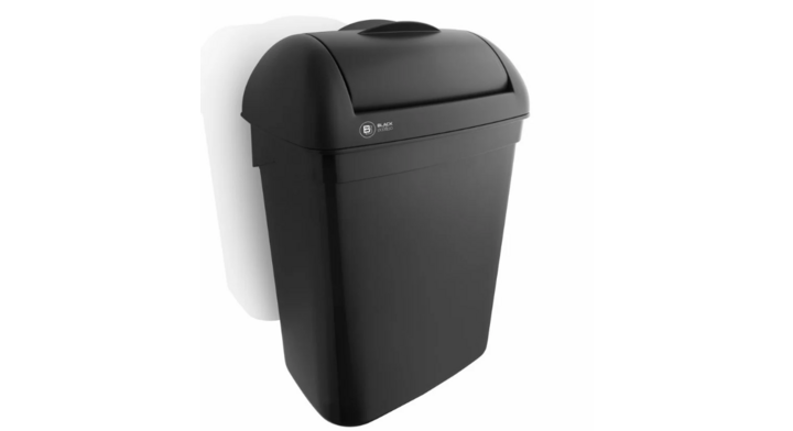 BlackSatino | Dameshygiënebox | 8 Liter | Zwart | 332170