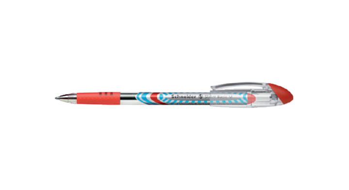 Balpen schneider slider m 1mm rood
