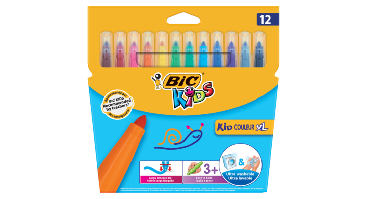Kleurstift bic 219 kid couleur brede punt 1131
