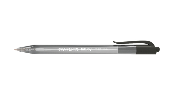 Balpen papermate inkjoy 100 rt medium zwart(s0977430)