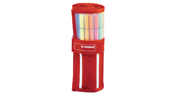 Viltstift stabilo 68 roletui rood ass(6830-2)