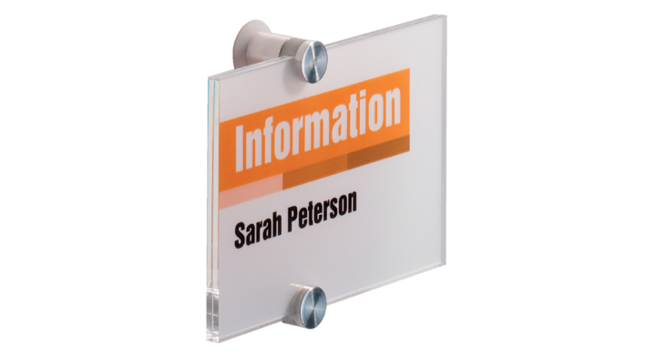 Deurbordje durable crystal sign 4821 148x105mm