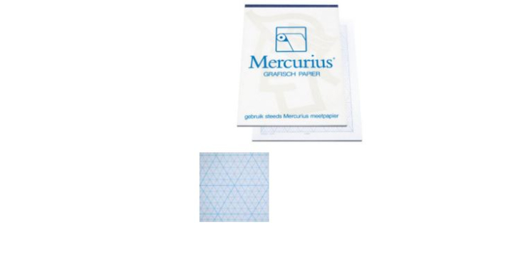 Isometriepapier A4 25024 Blauw