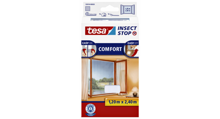 Vliegenhor tesa raam 55918 1.2x2.4m wit(55918-00020-00)