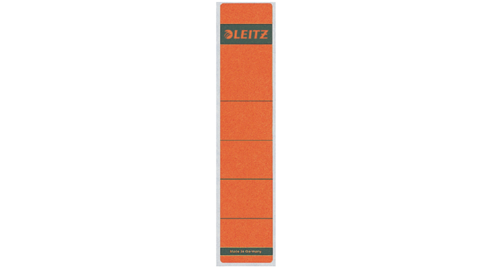 Rugetiket leitz 1643 38x190mm rood