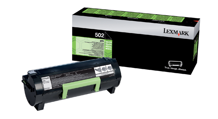 Tonercartridge lexmark 50f2000 502 1.5k zwart(50f2000)