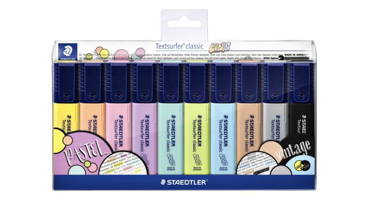 Markeerstift staedtler 364 textsurfer pas & vin ass(364 cwp1