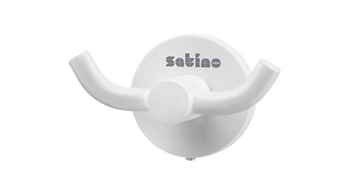 Satino by WEPA | Kledinghaak | Metaal | Wit | 332180