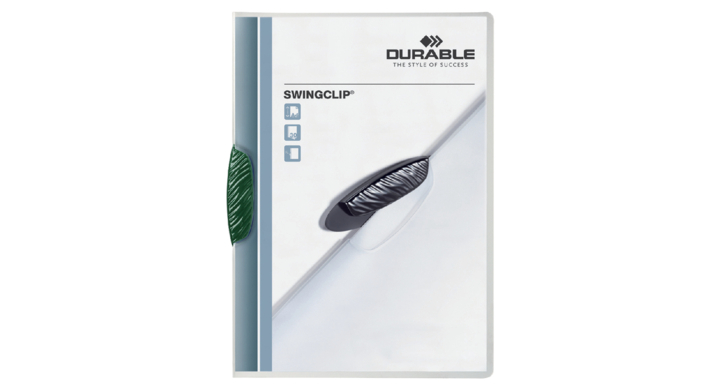 Klemmap durable 2260 swingclip groen