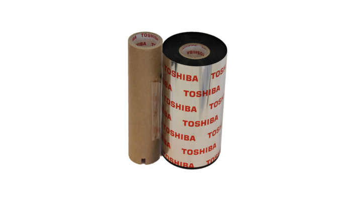 Toshiba printlint AW6F, wax, 110mm x 400m, flathead