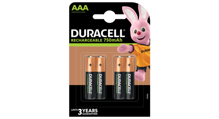Batterij oplb dur aaa 750mah value staycharged(5000394990234