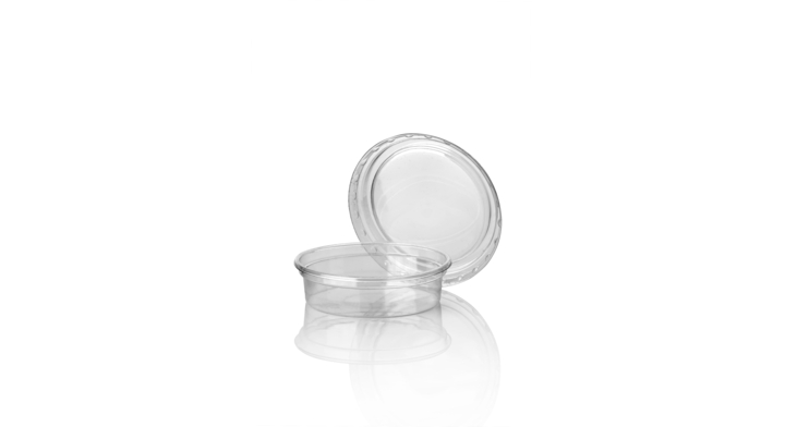 Bakje, PP, diameter 115mm, 350ml, transparant (500 stuks)