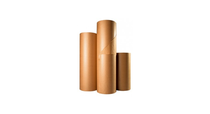 Papier, bruin natronkraft, 70 grams, op rol, 70cm x 285m