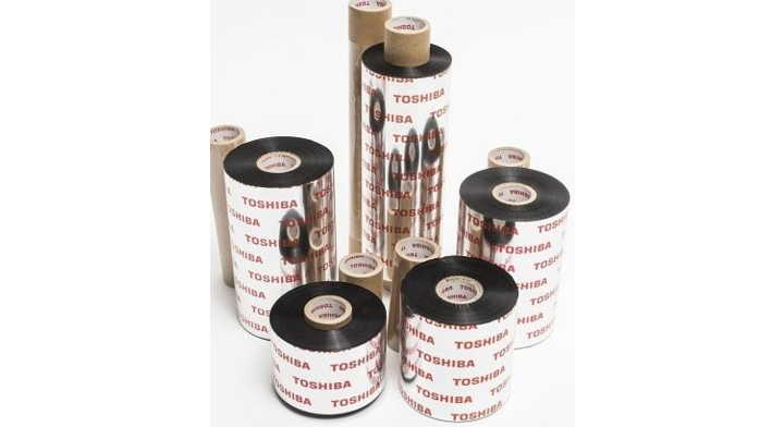 Toshiba printlint AS1, resin, 112mm x 600m, near edge