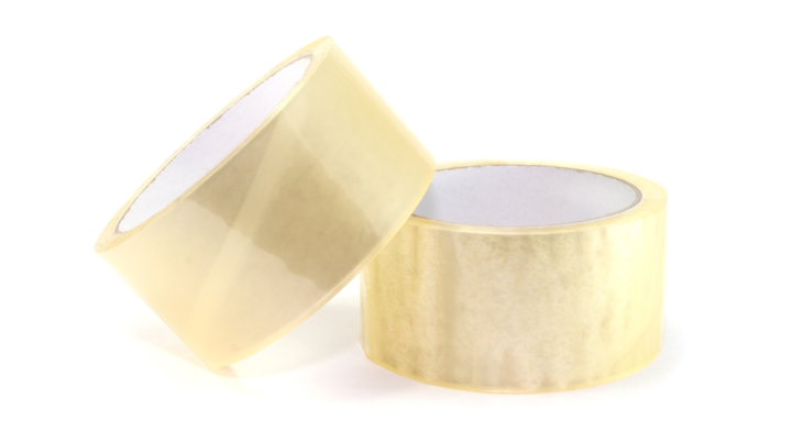 Verpakkingstape, PP/Solvent, 75mm x 66m, transparant