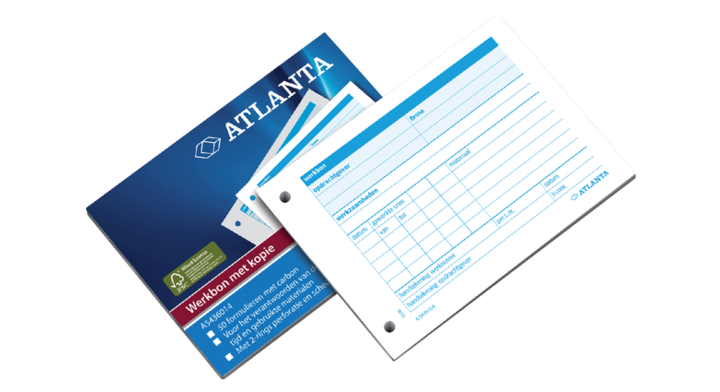 Werkbon a5436-014 a6 50x2v